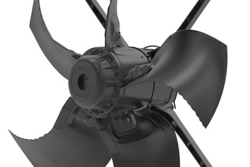 Ventilátor axiální - do komína