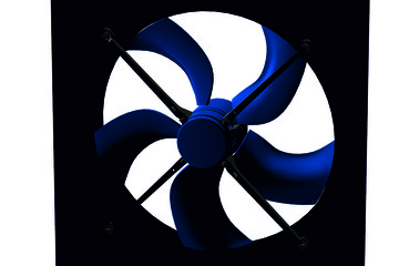 Ventilátor axiální - do zdi