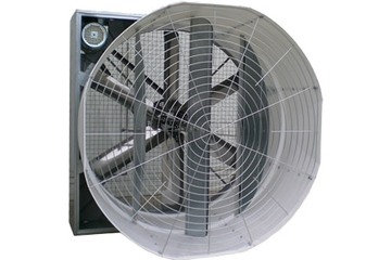 Ventilátor s konusem - motýlková klapka